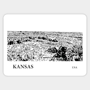 Kansas USA Sticker